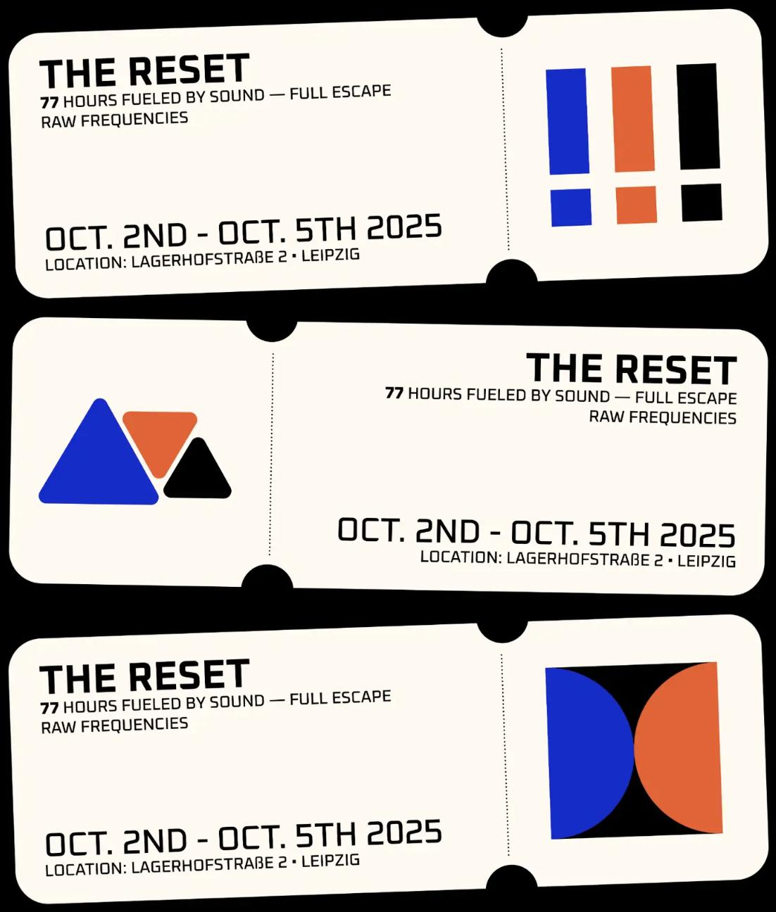 The Reset - 77H Rave Indoor & Outdoor