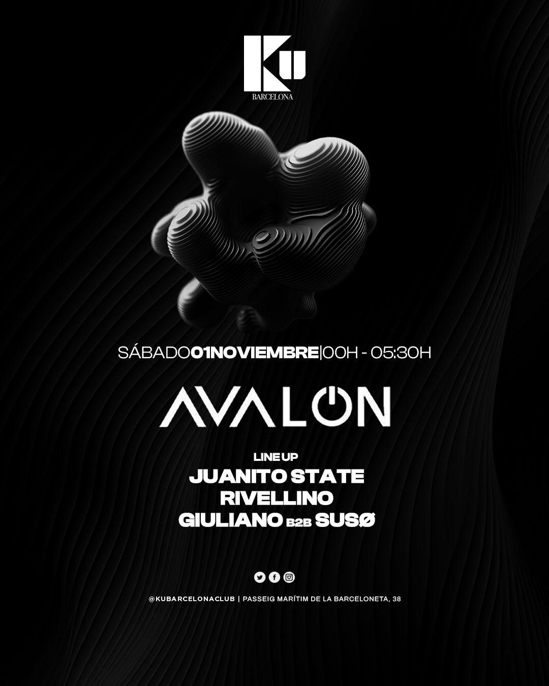 Avalon: Juanito State, Rivellino, Giuliano B2B Susø