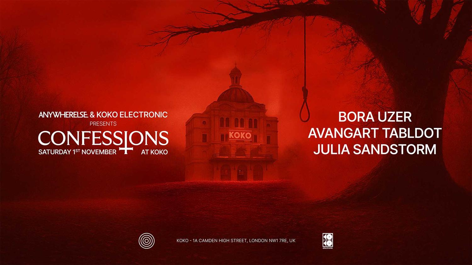 Halloween At Koko : Bora Uzer , Avangart Tabldot , Julia Sandstorm