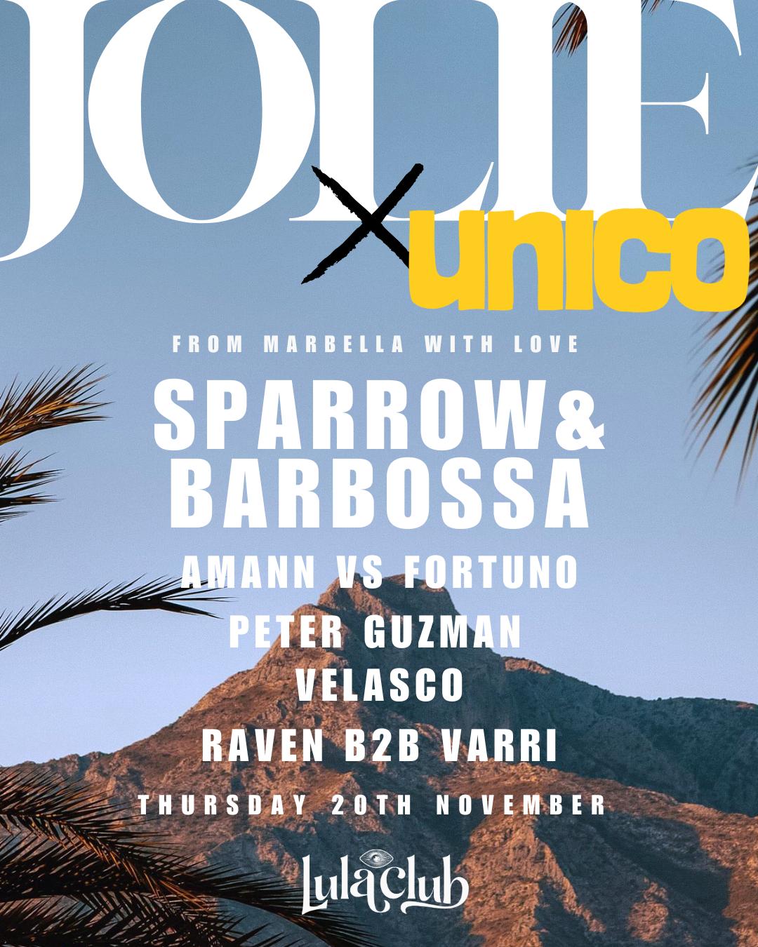 Jolie X Unico Ft Sparrow & Barbossa