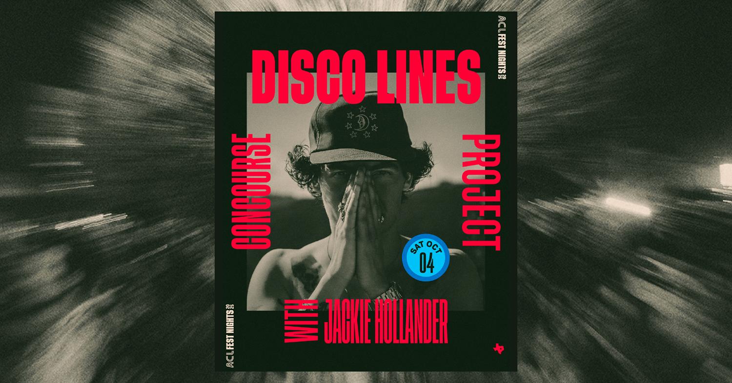 Official 2025 Acl Fest Nights: Disco Lines