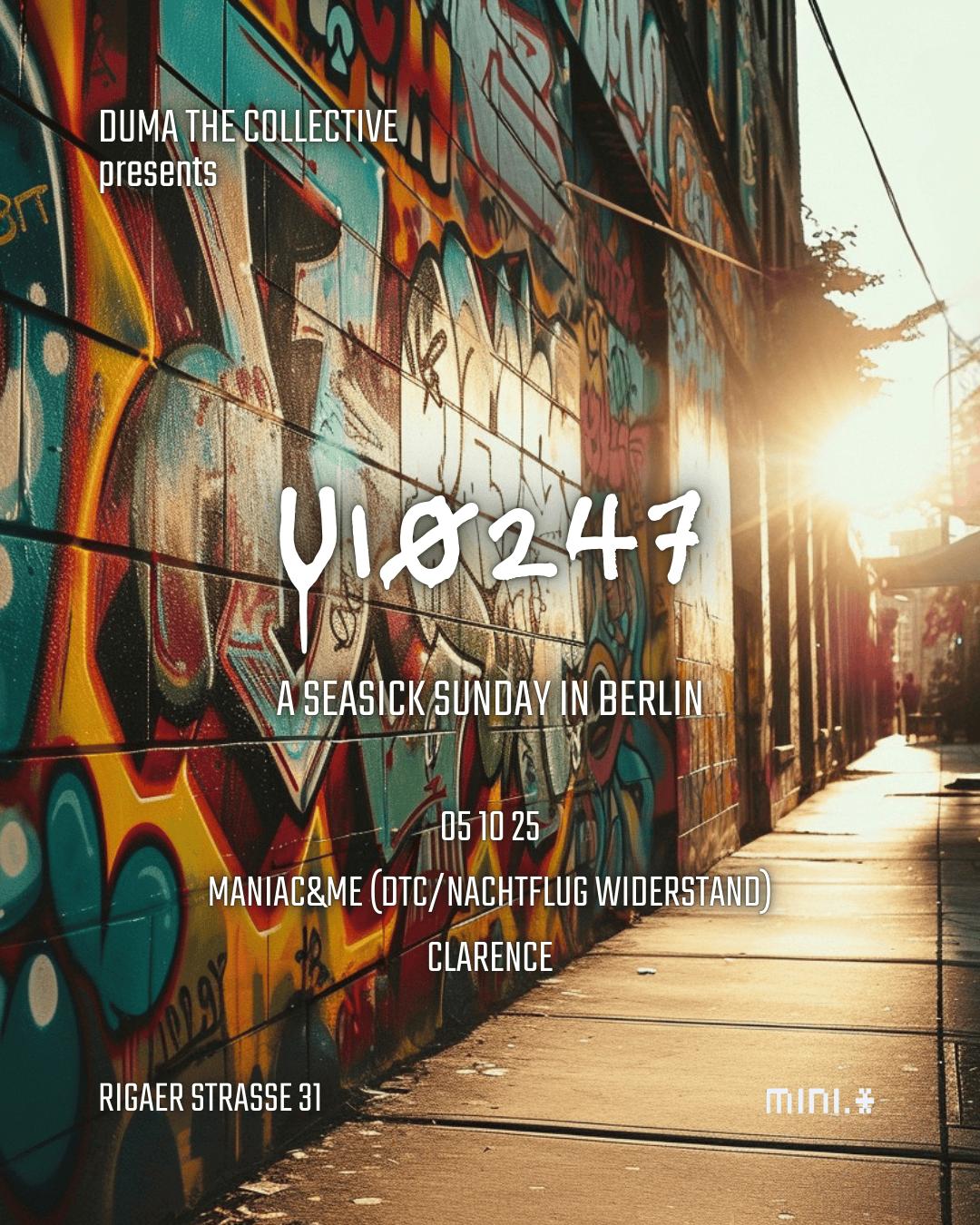 'U10247: A Seasick Sunday In Berlin' Feat. Maniac&Me And Clarence
