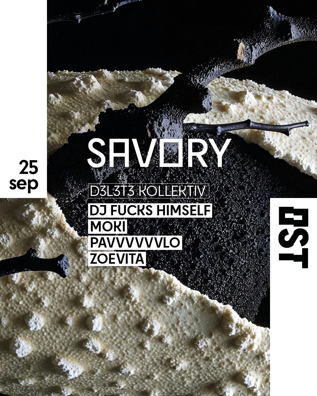 (5€) Savory - Techno Every Thursday