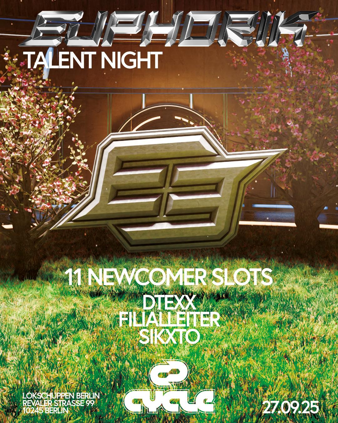Euphorik X Cycle - Talent Night (Indoor + Outdoor)