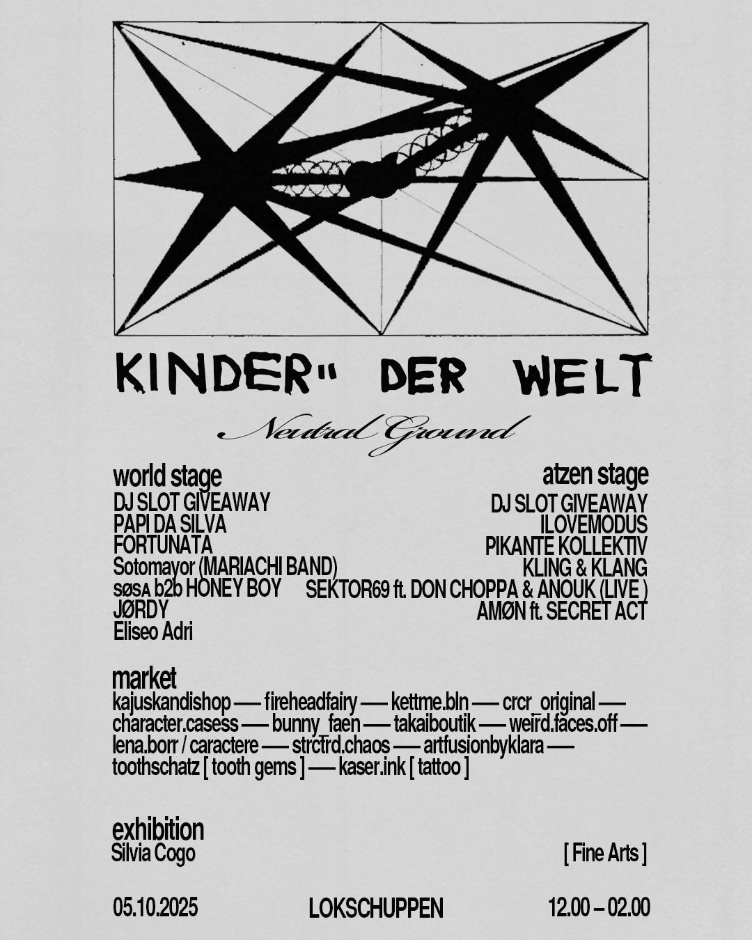 Free Entrance Summer Closing & 'Neutral Ground' + Exhibition & Market