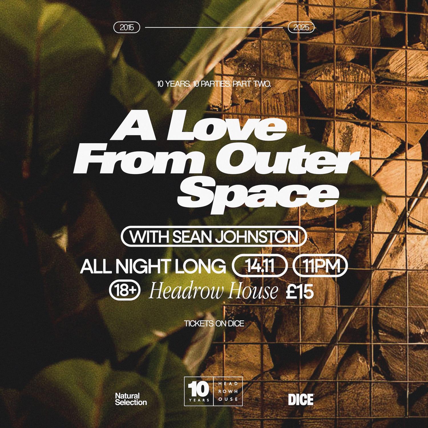 A Love From Outer Space (All Night Long)