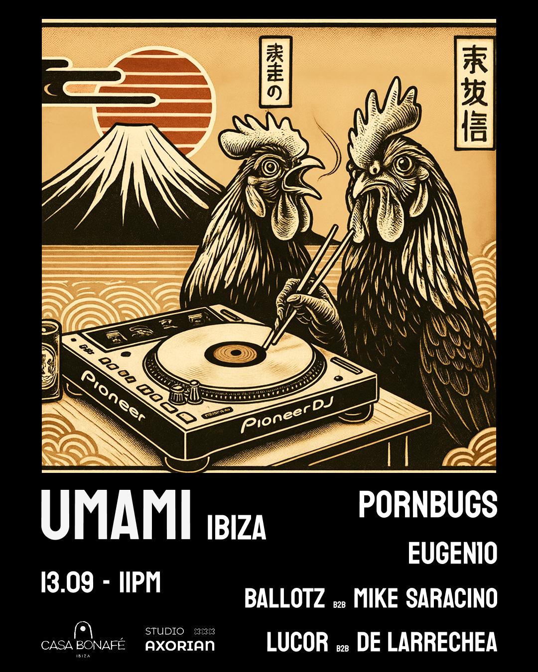Umami Ibiza Presents: Pornbugs