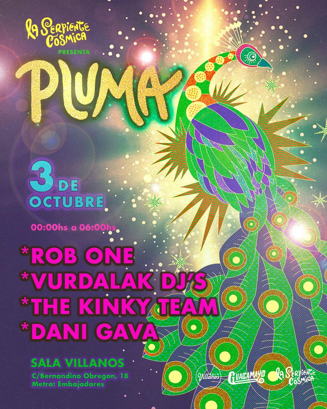 La Serpiente Cósmica Presenta: Pluma