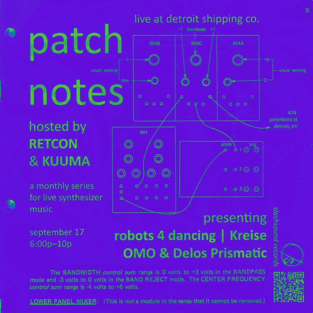 Patch Notes Feat. Omo+Delos Prismatic/ Kreise/ Robots4Dancing