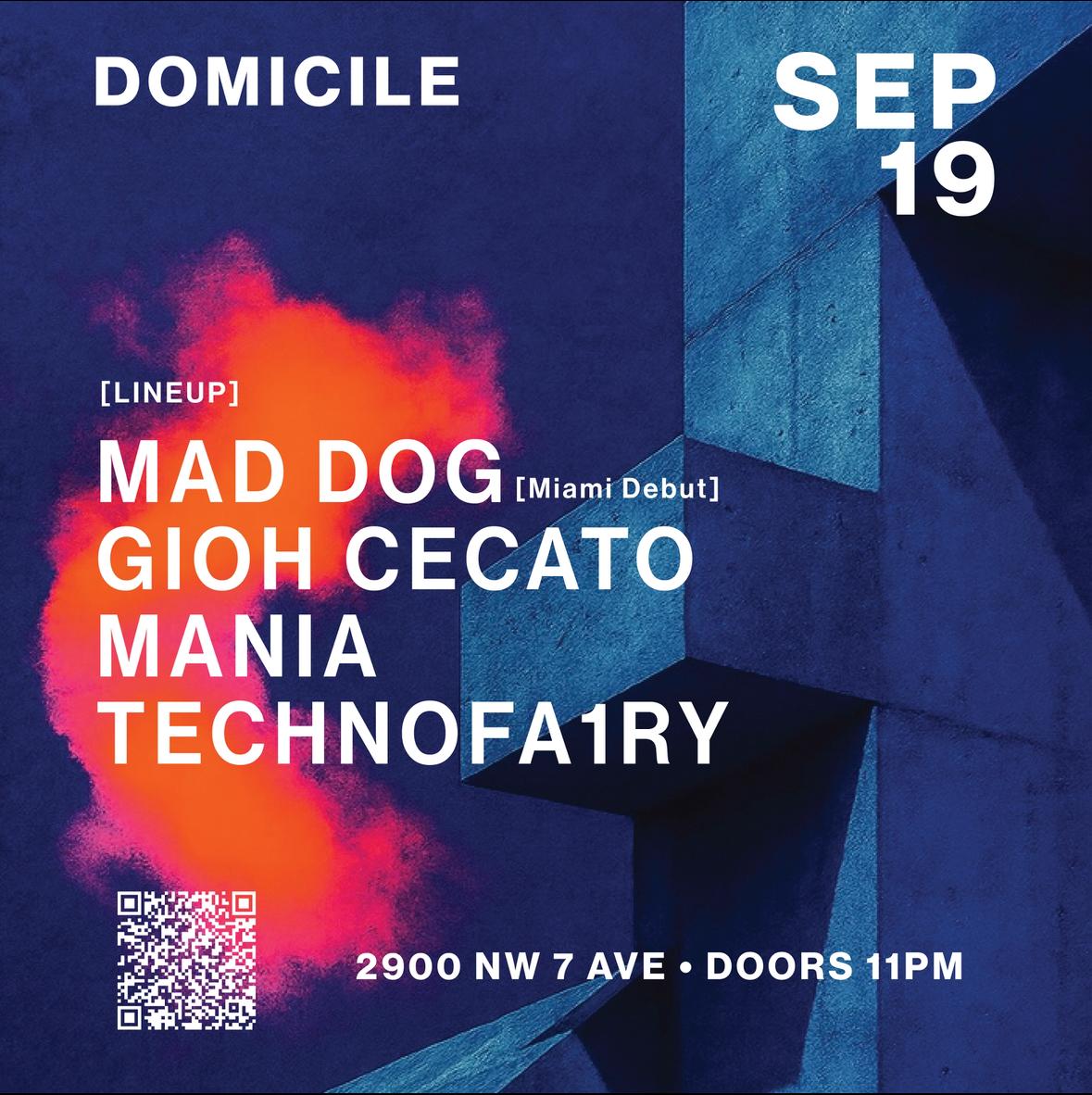 Domicile Invites: Dj Maddog