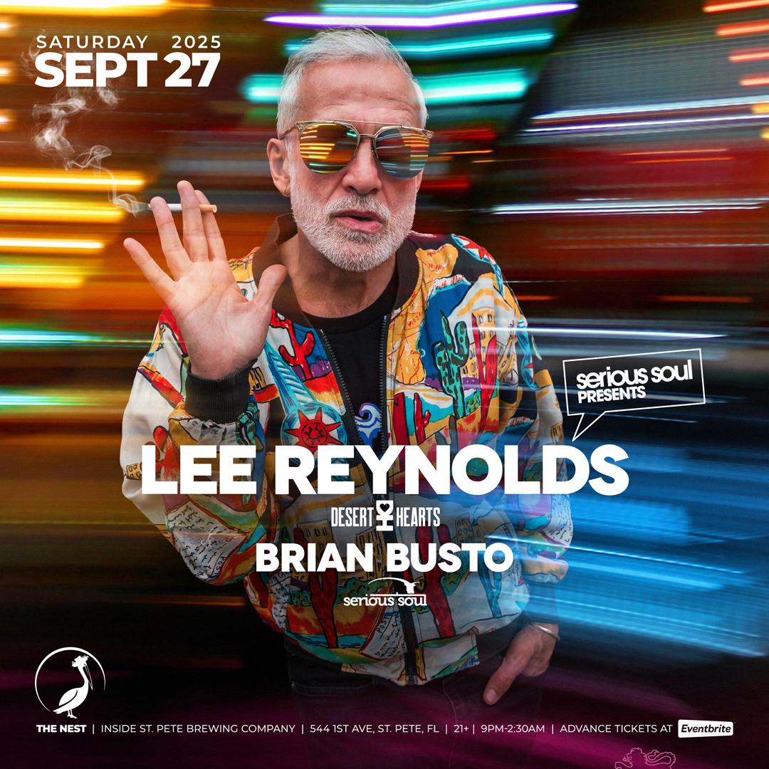 Lee Reynolds (Desert Hearts) At The Nest, St. Pete