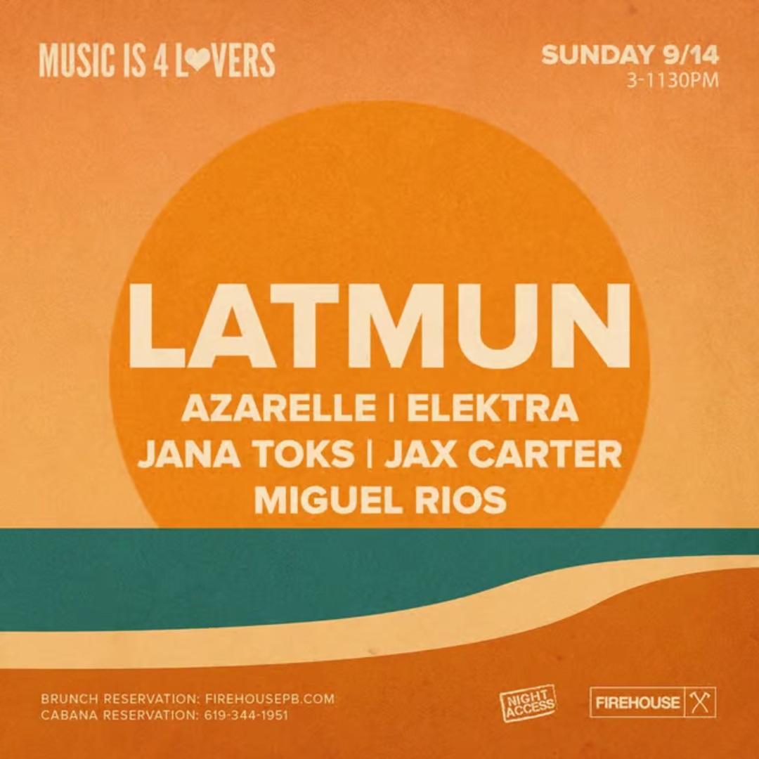 Music Is 4 Lovers Ft Latmun At Fïrehouse - Rsvp For Guest List