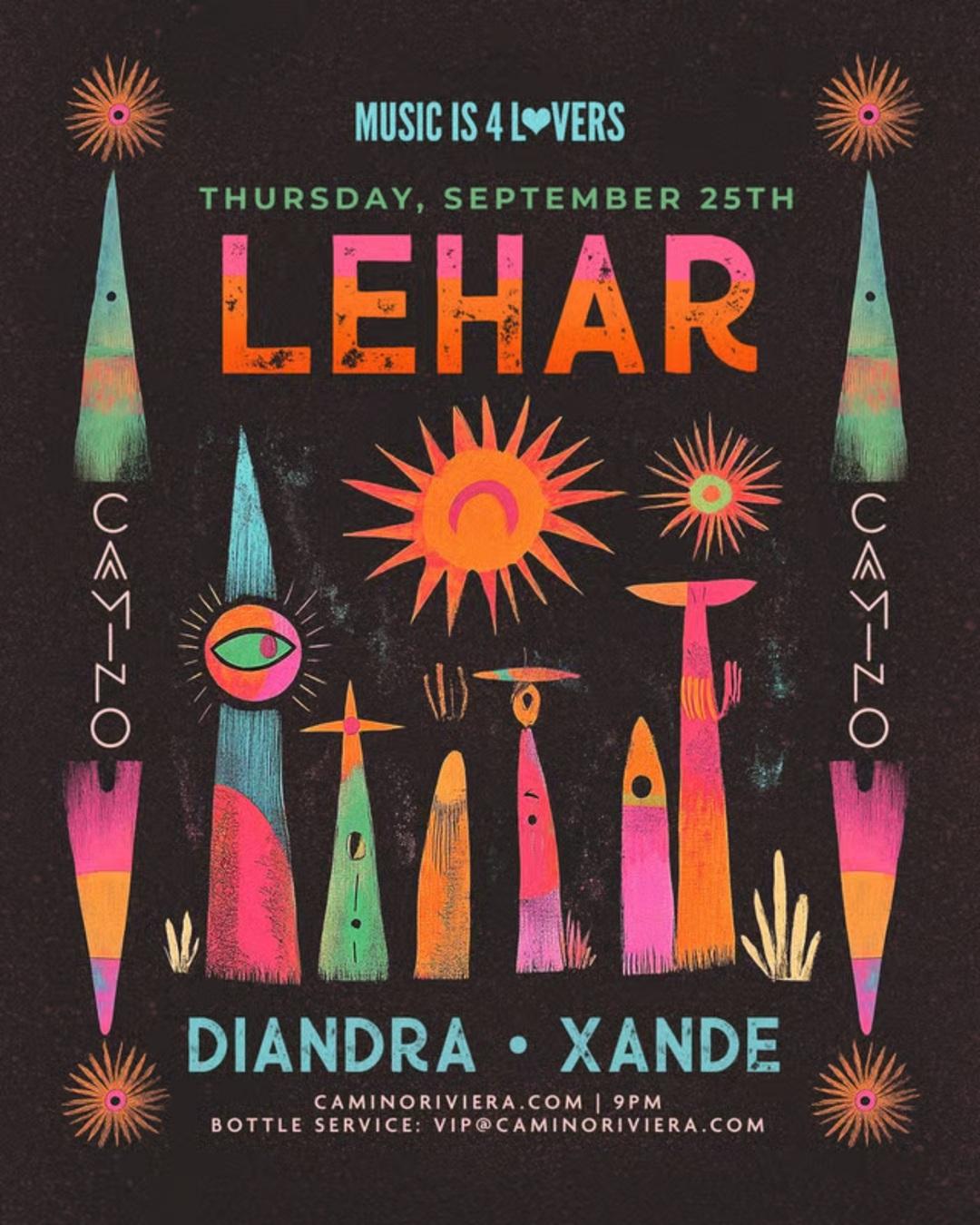 Music Is 4 Lovers Ft Lehar At Camino Rïviera - Rsvp For Guest List