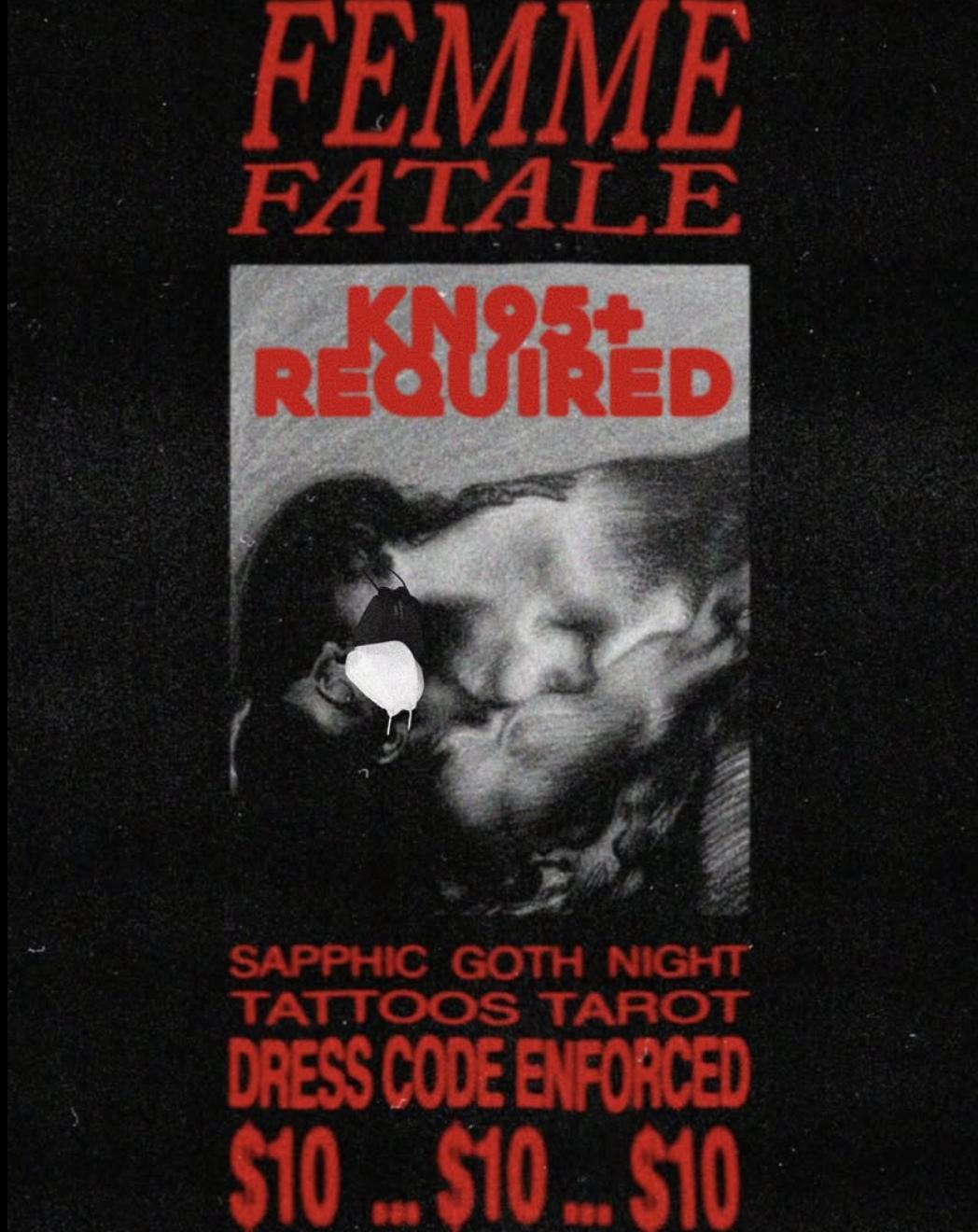 Femme Fatale: Sapphic Goth Night - Masked Edition