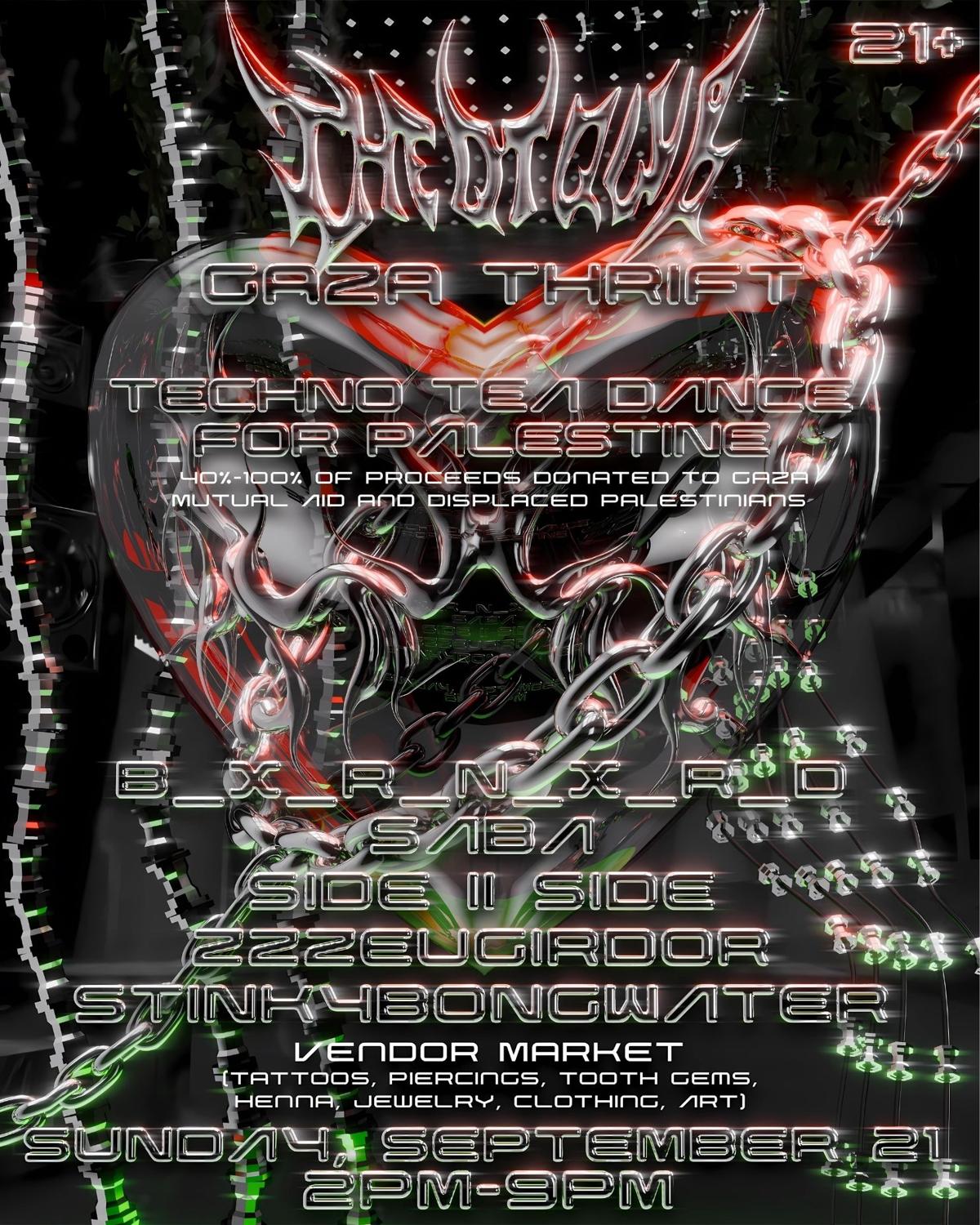 The Qt Qlub Presents: Techno Tea Dance For Palestine