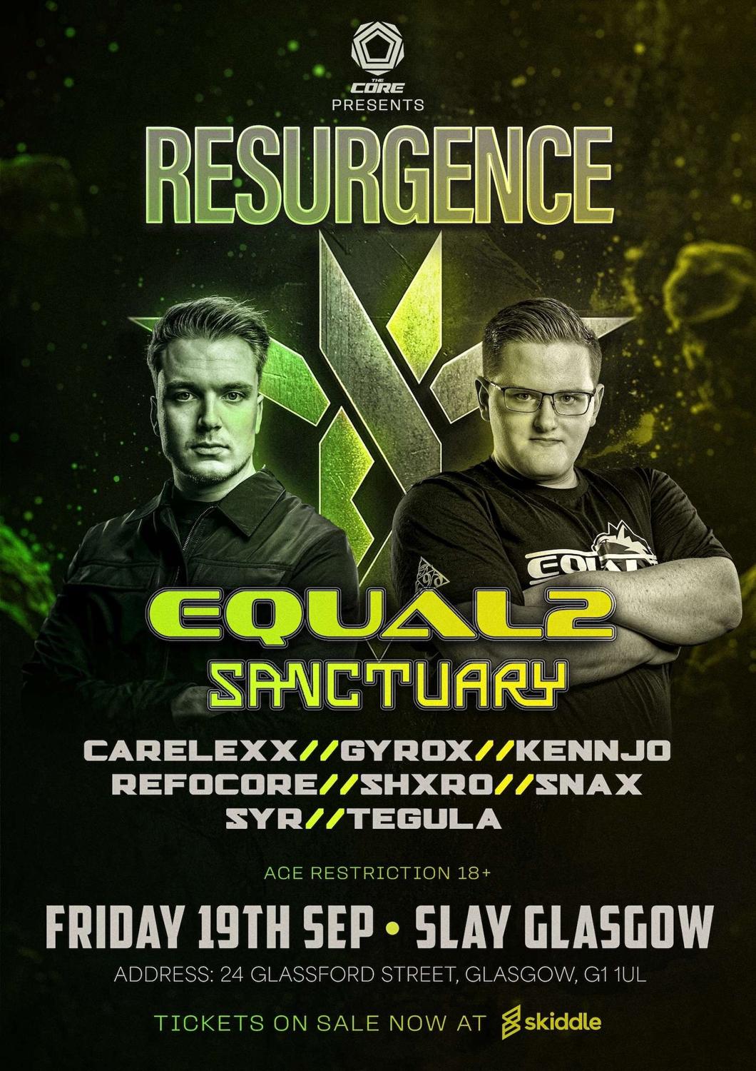 The Core Presents: Equal2 & Sanctuary