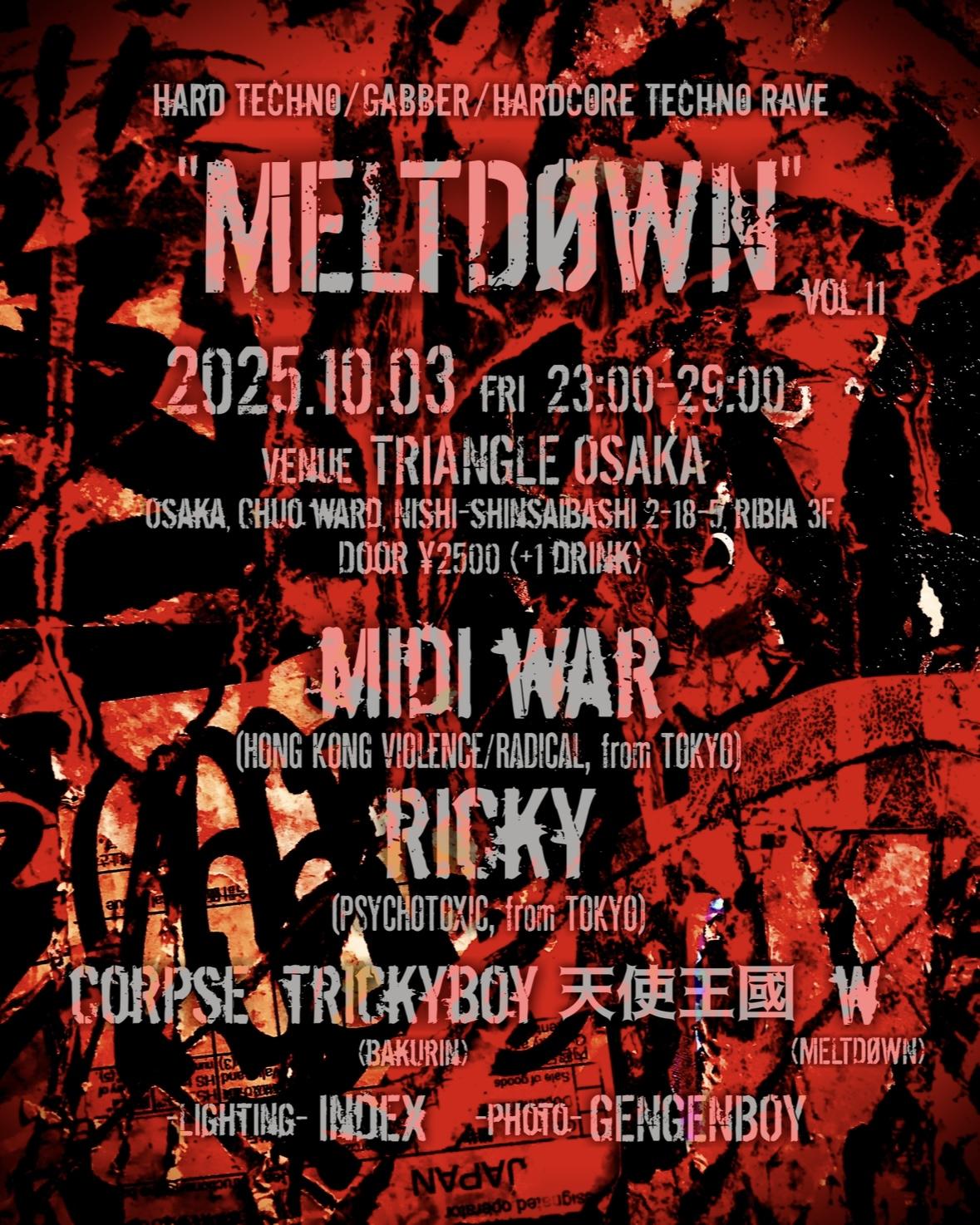 'Meltdøwn' Vol.11 -Hard Techno / Gabber / Hardcore Techno Rave-