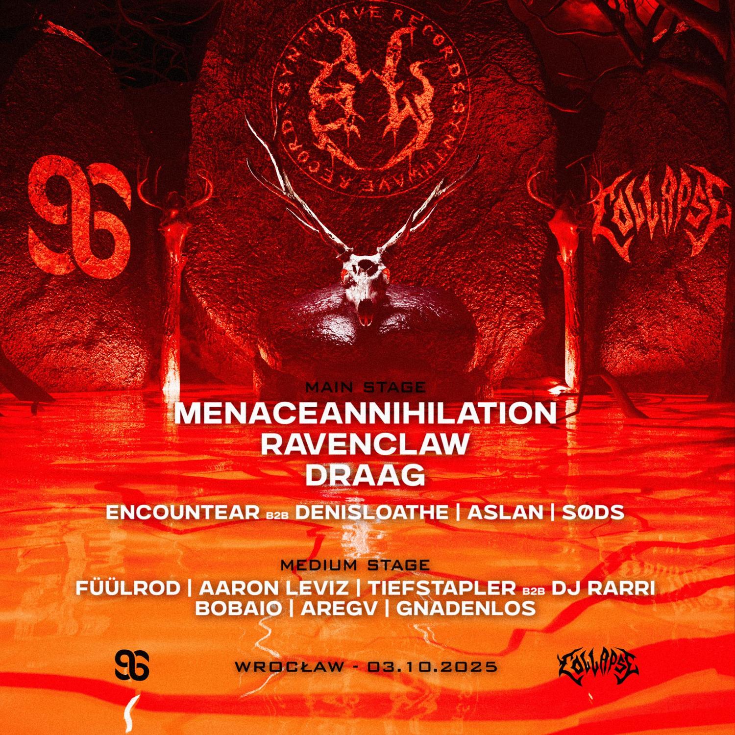 Sw Vison X 96Noisiλ  X Collapse Cult: Wrocław - 03.10.2025 | Draag