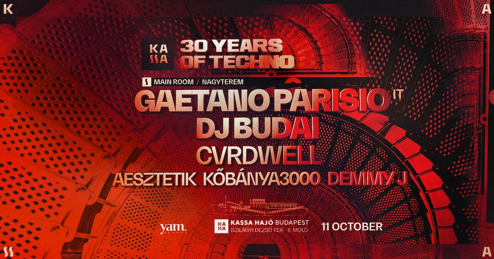 Dj Budai '30 Years Of Techno' With Gaetano Parisio