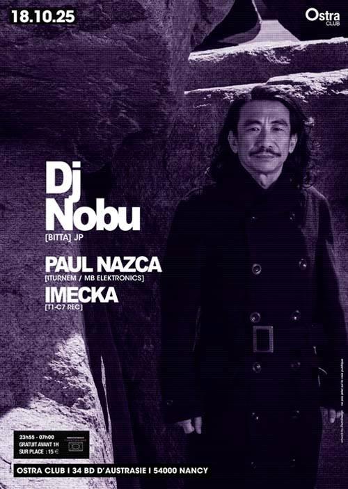 Melting Sound Invite Dj Nobu, Paul Nazca