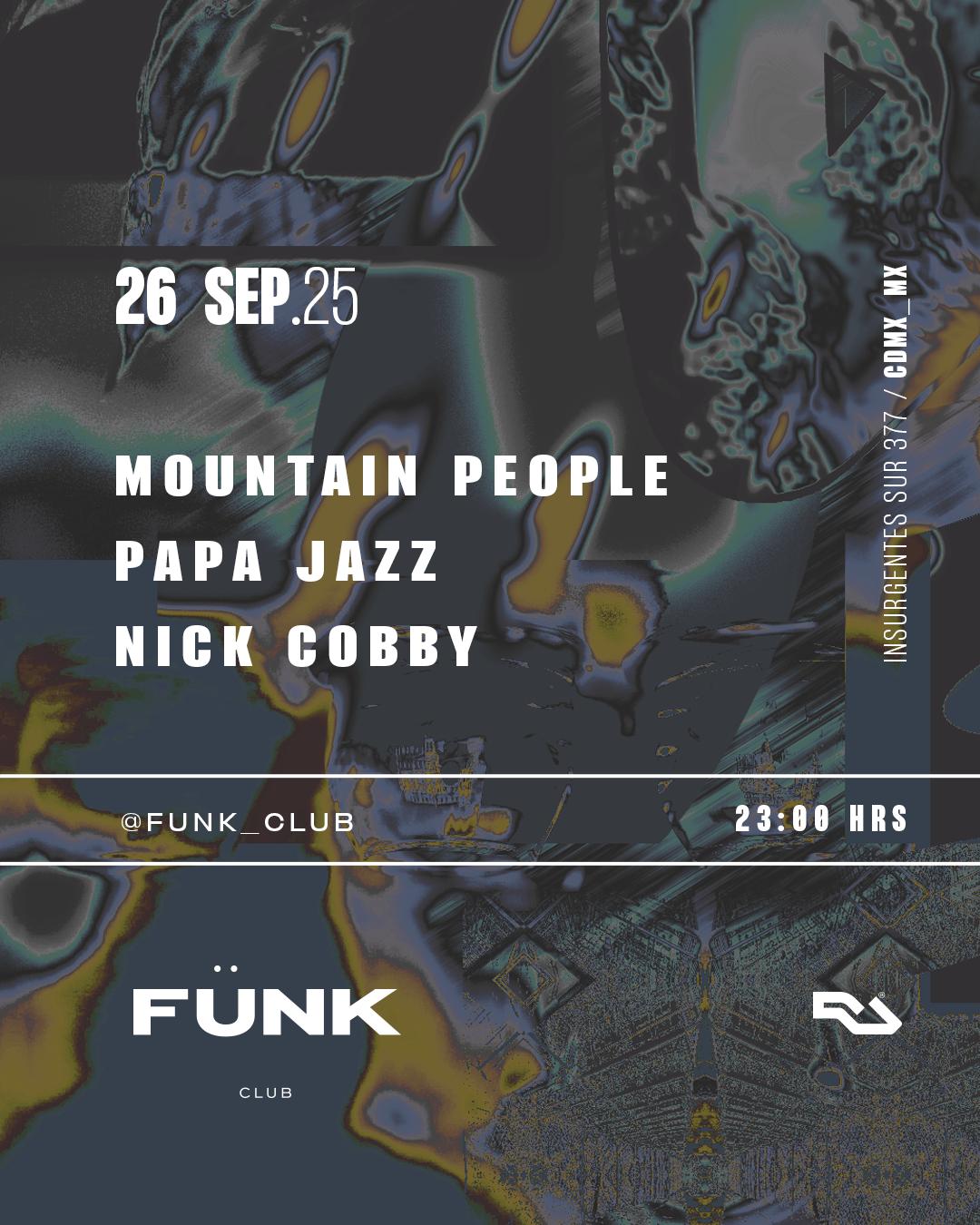 Mountain People + Papa Jazz + Nick Cobby 
