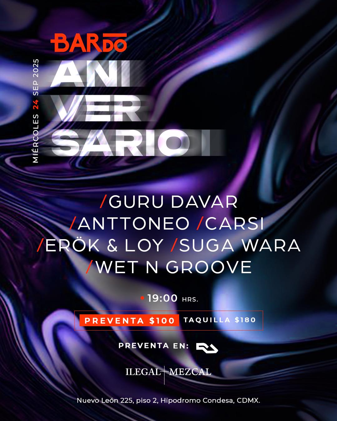 Bardo Aniversario Noche 1