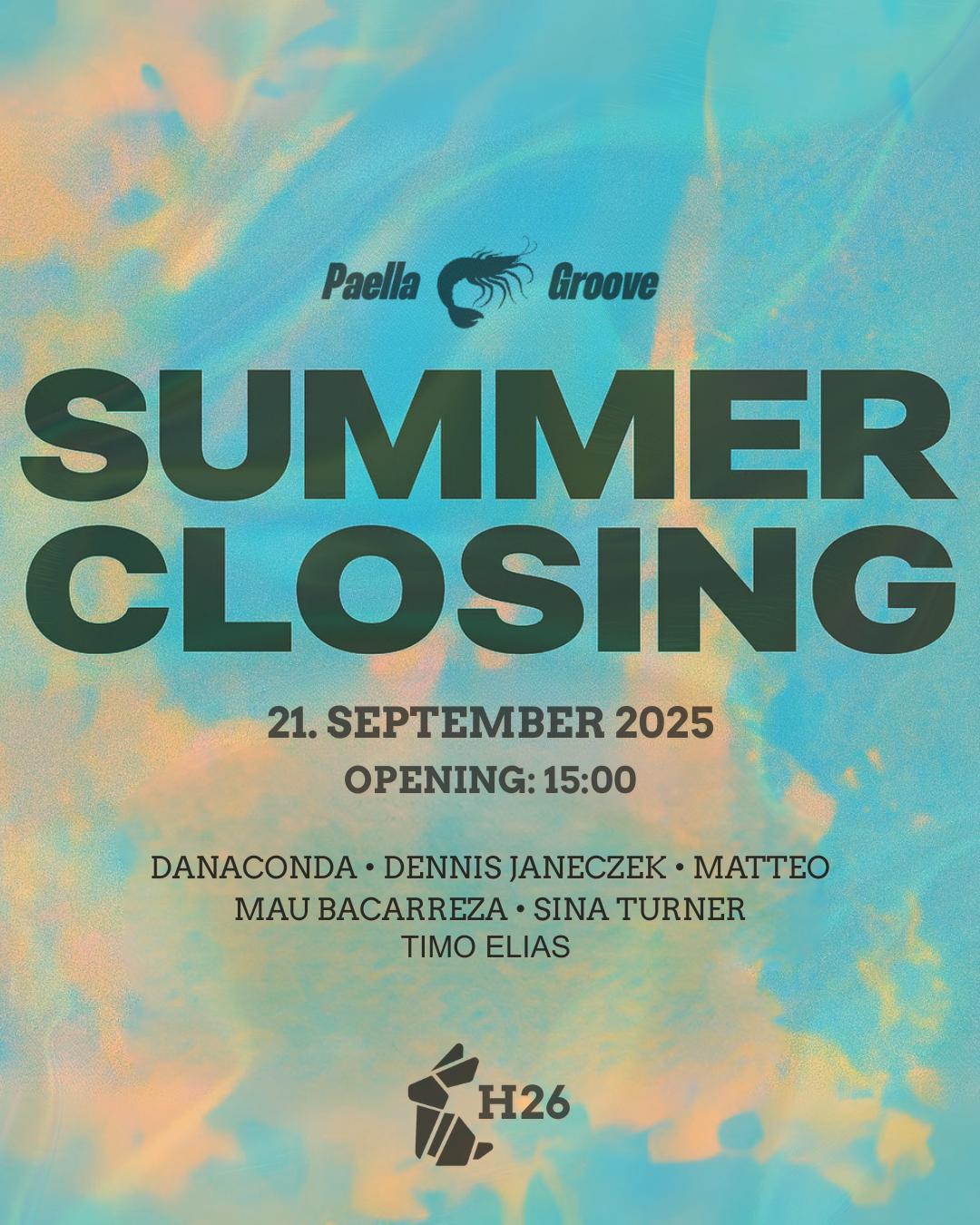 Summer Closing