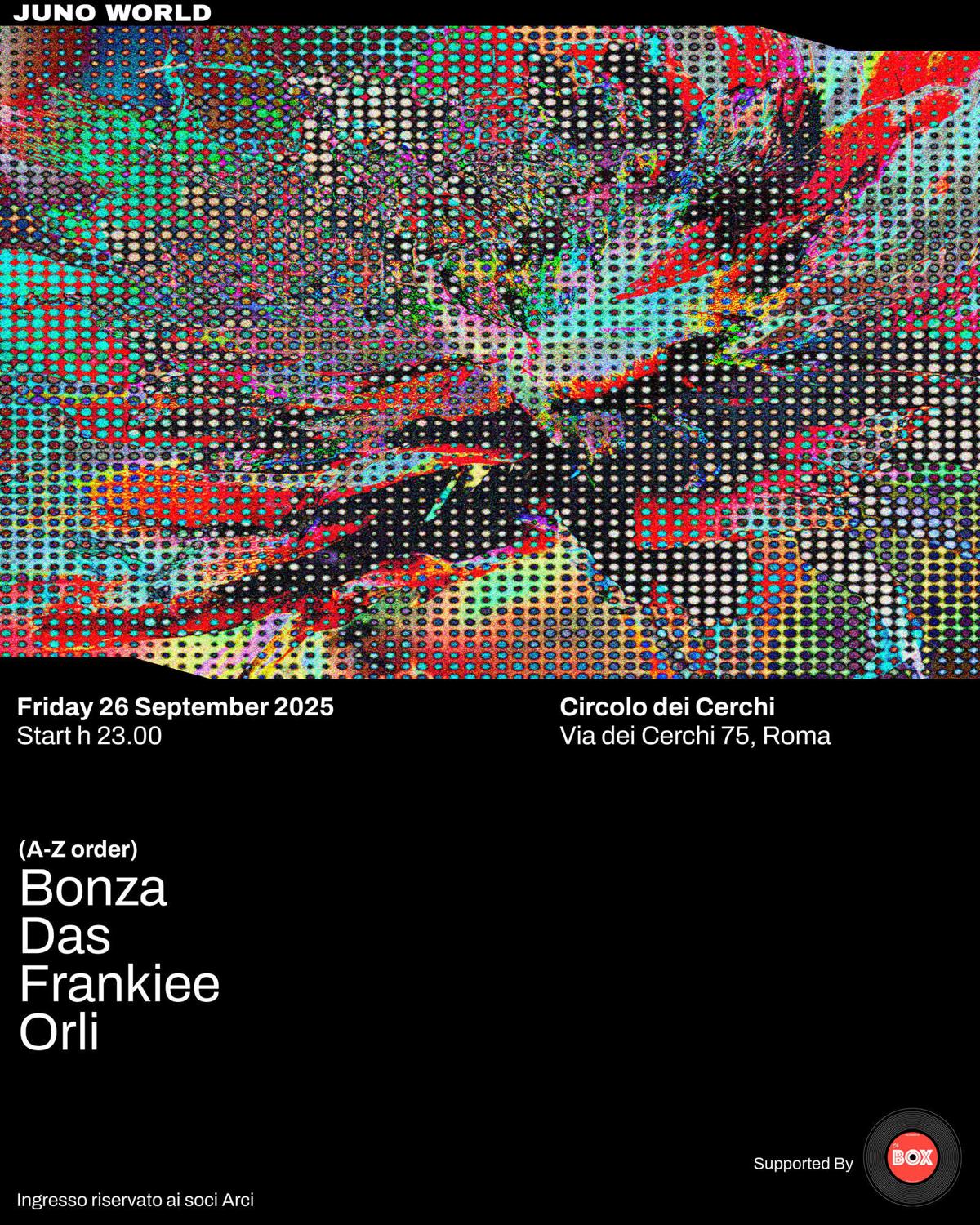 Juno World With Bonza, Das, Frankiee, Orli