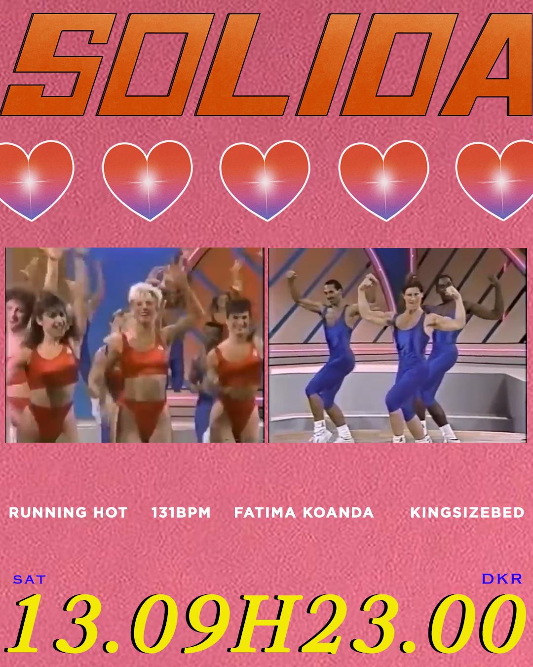 Solida // Running Hot (Love On The Rocks), 131Bpm, Fatima Koanda, Kingsizebed