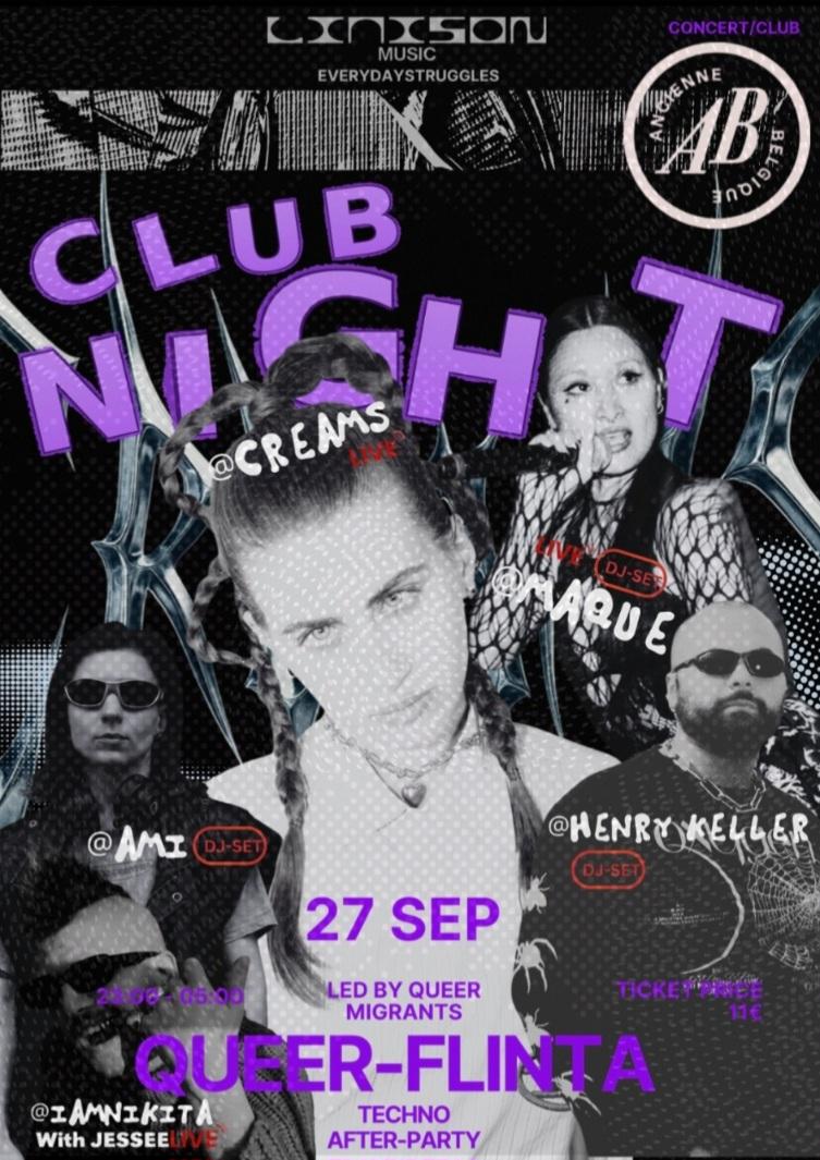 Creams Live + Techno Club Night With Liaison Music