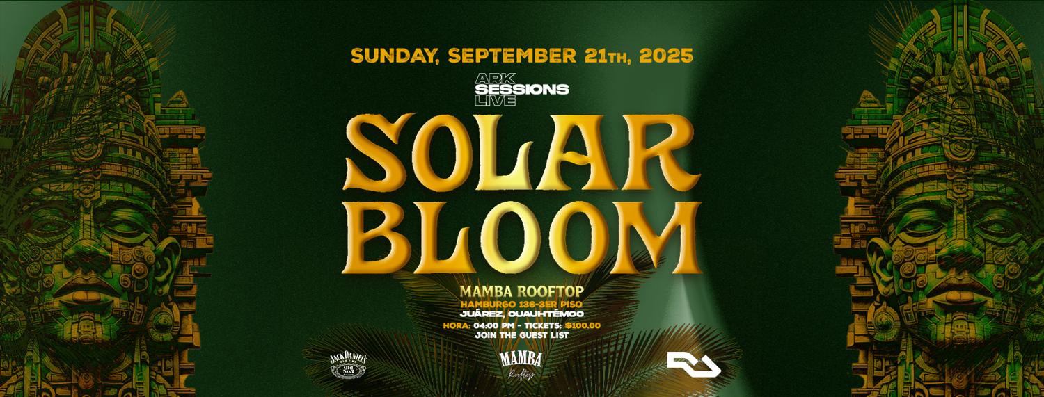 Arksessions Live Present. Solar Bloom