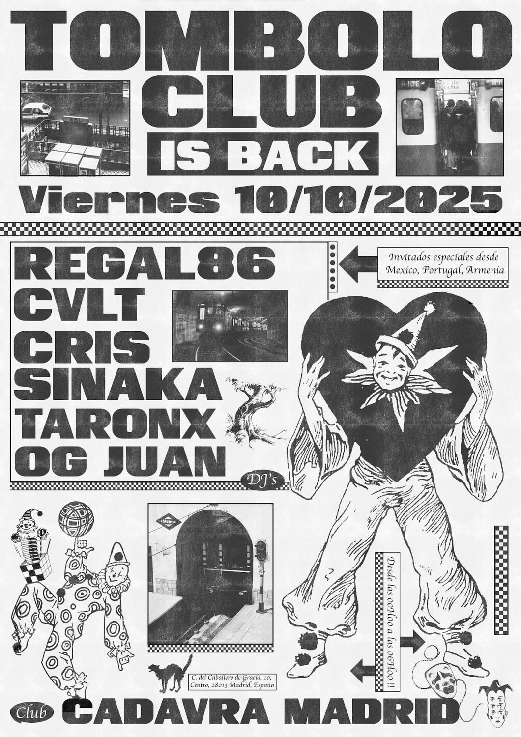 Tombolo Club Is Back W/ Regal86