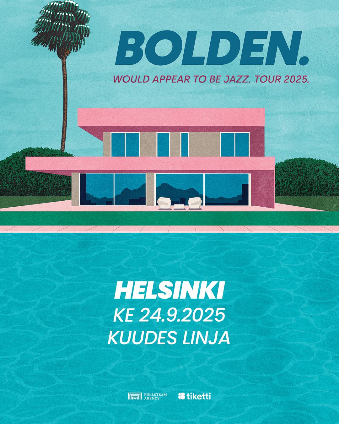 Bolden. (Uk) - Would Appear To Be Jazz. Tour 2025