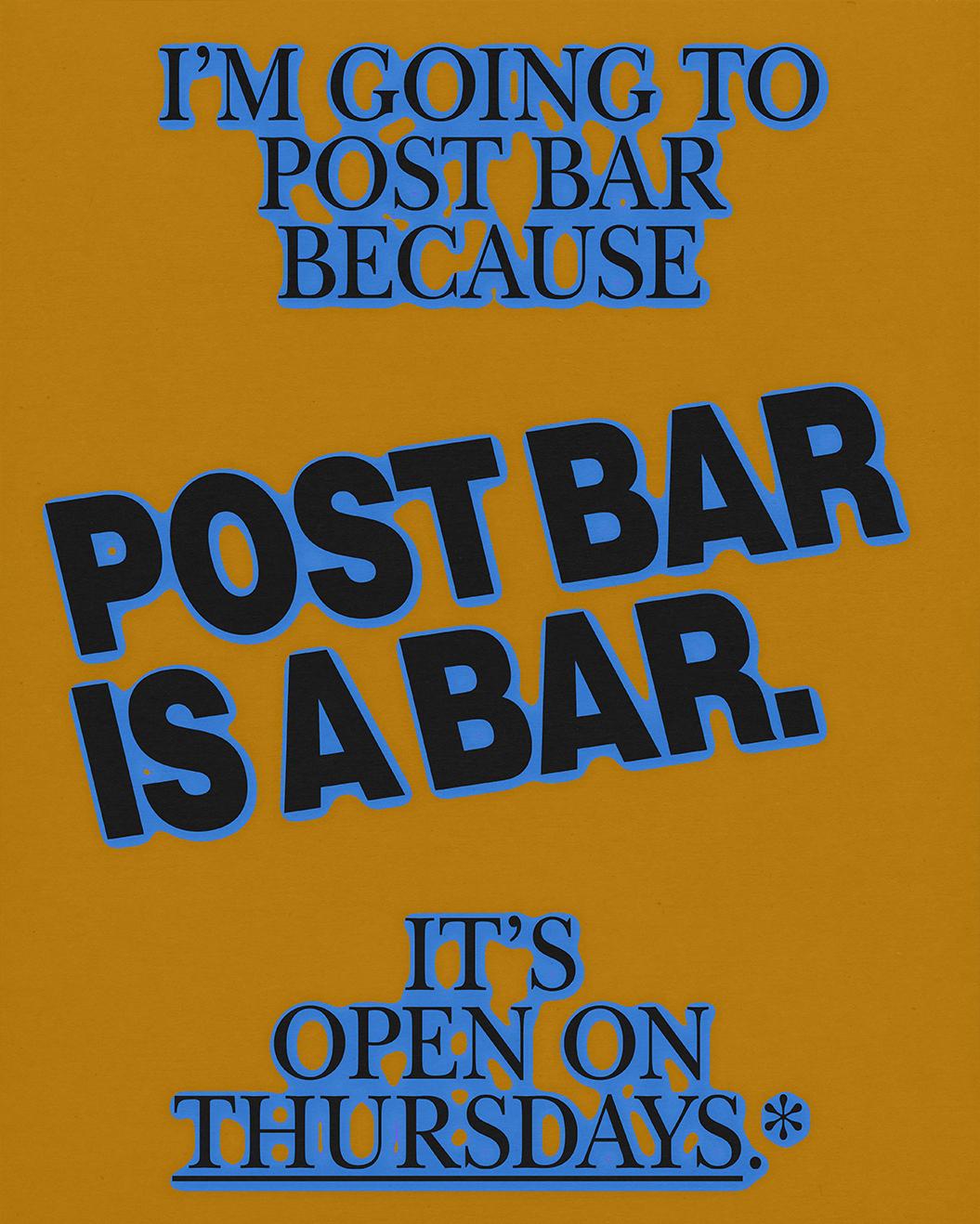 Post Bar Is A Music Bar: No Commercial Potential