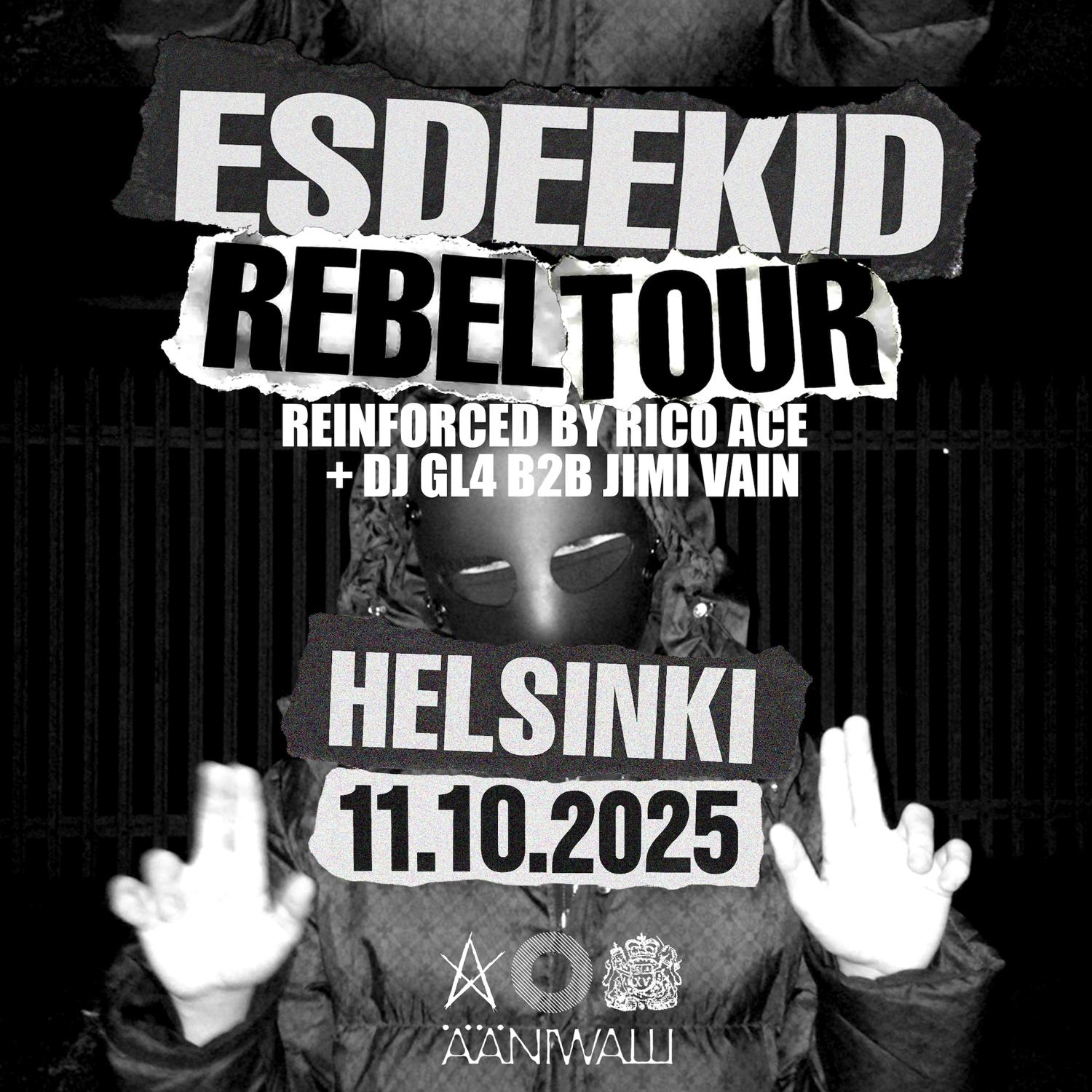 Esdeekid (Uk) & Rico Ace (Uk), Dj Gl4 B2B Jimi Vain