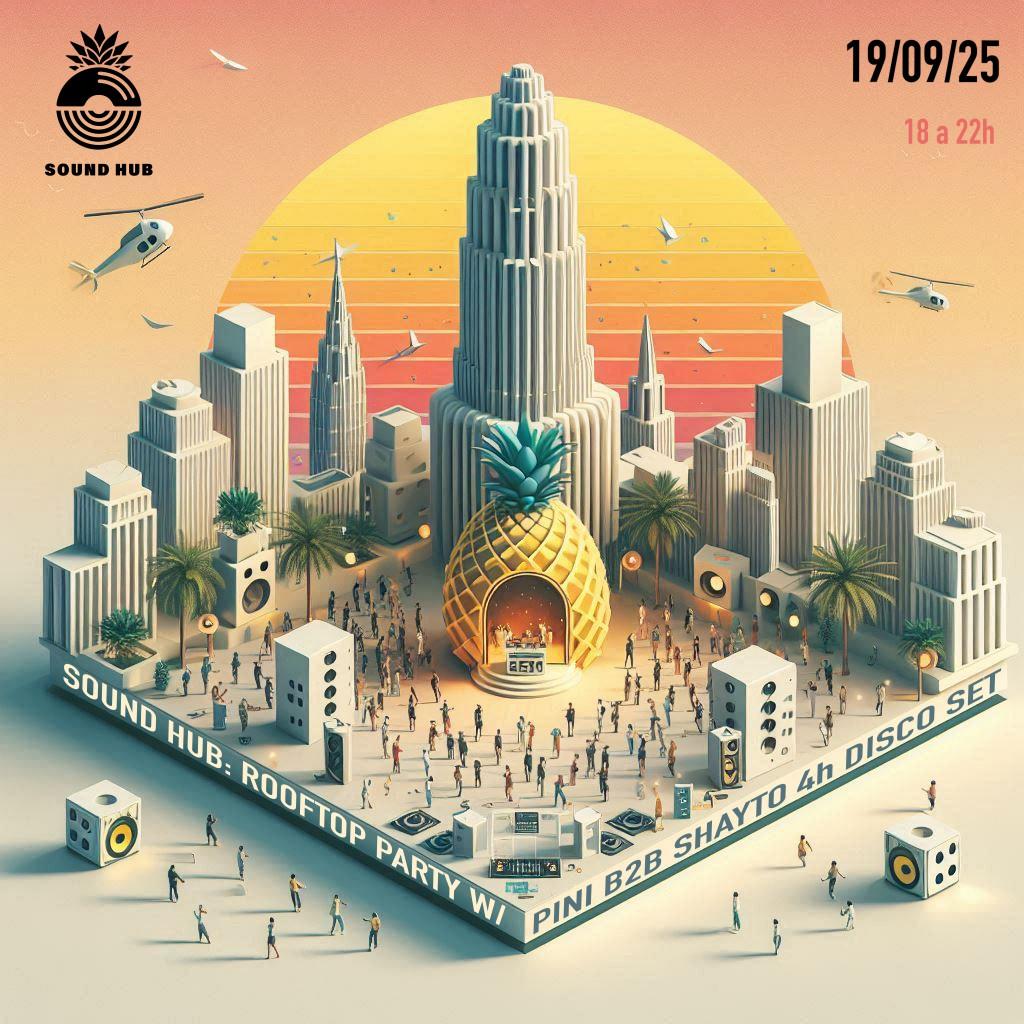 Sound Hub: Disco Rooftop Party W/ Pini, Shayto