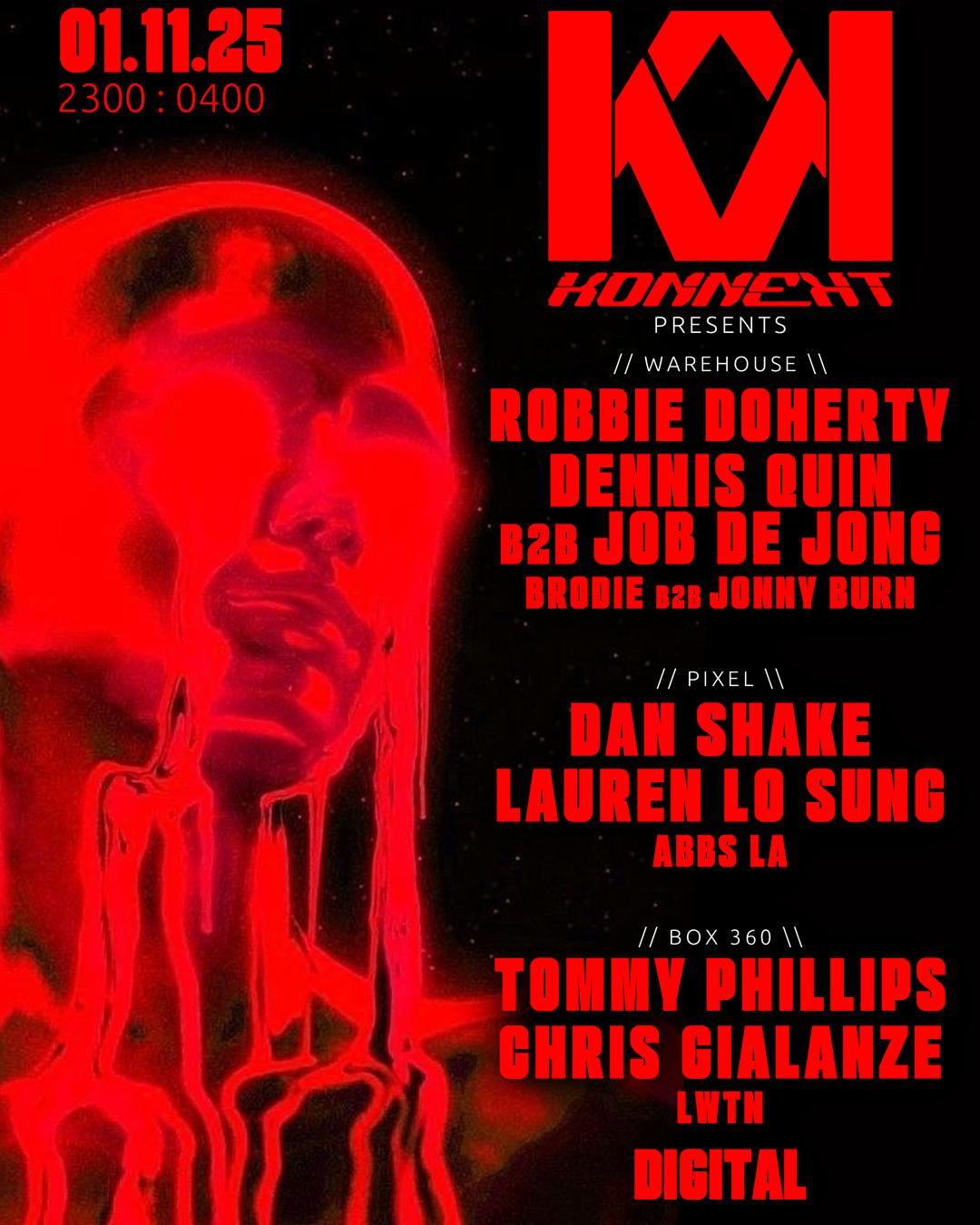 Konnekt Halloween Presents Robbie Doherty - Job De Jong B2B Dennis Quin - Dan Shake + More