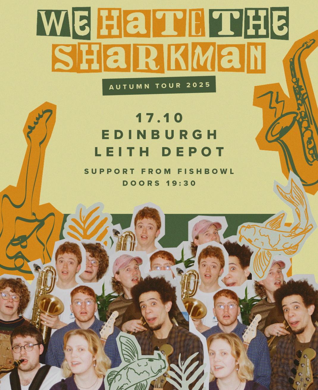 We Hate The Sharkman - Debut Album Tour Edinburgh