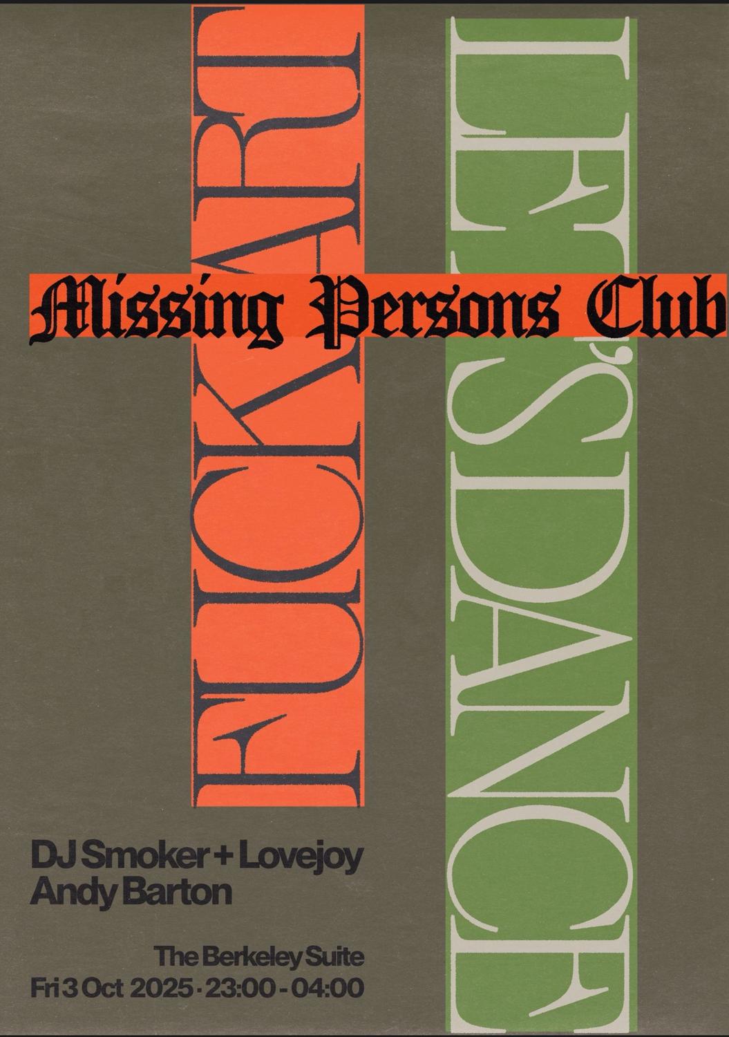 Missing Person Club // Free Party