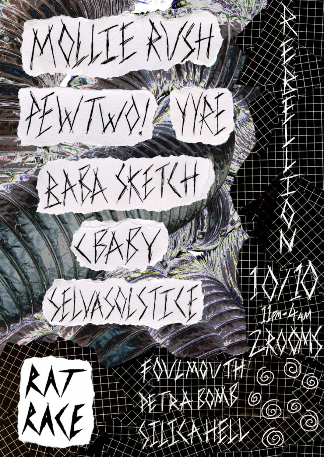 ｡𖦹°꩜ Ratrace 004- Mollie Rush-Pewtwo!-Yyre-Baba Sketch-Cbaby-Selvasolstice+Residents