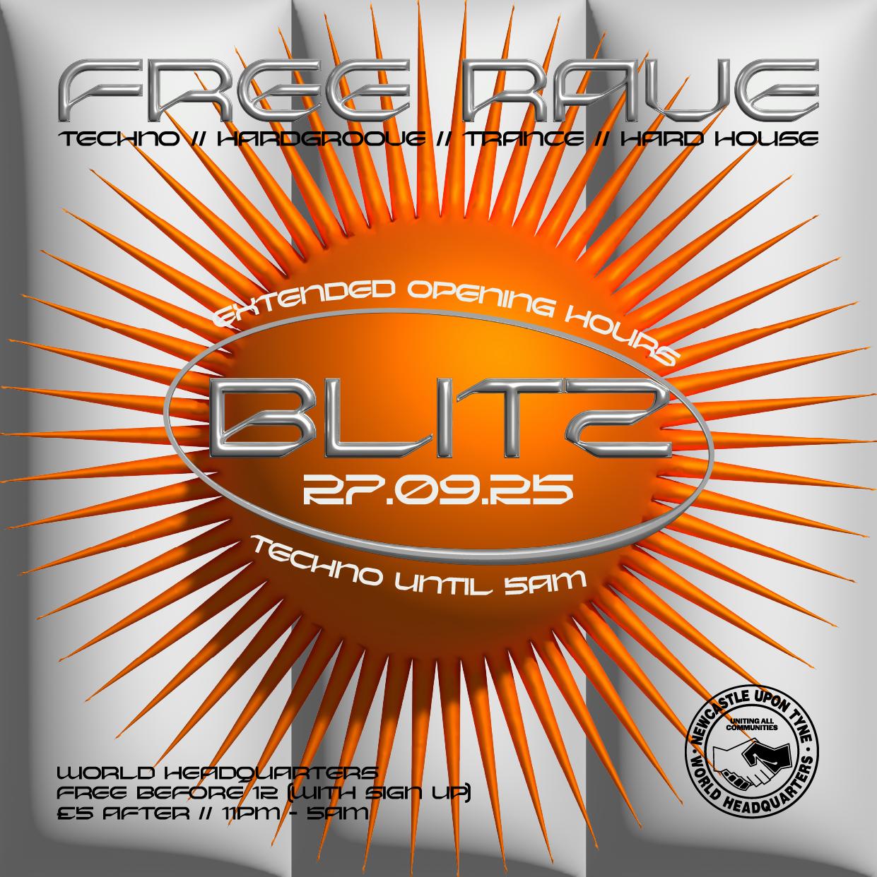 Blitz - Techno/Hardgroove/Trance/Hard Dance - Free Rave