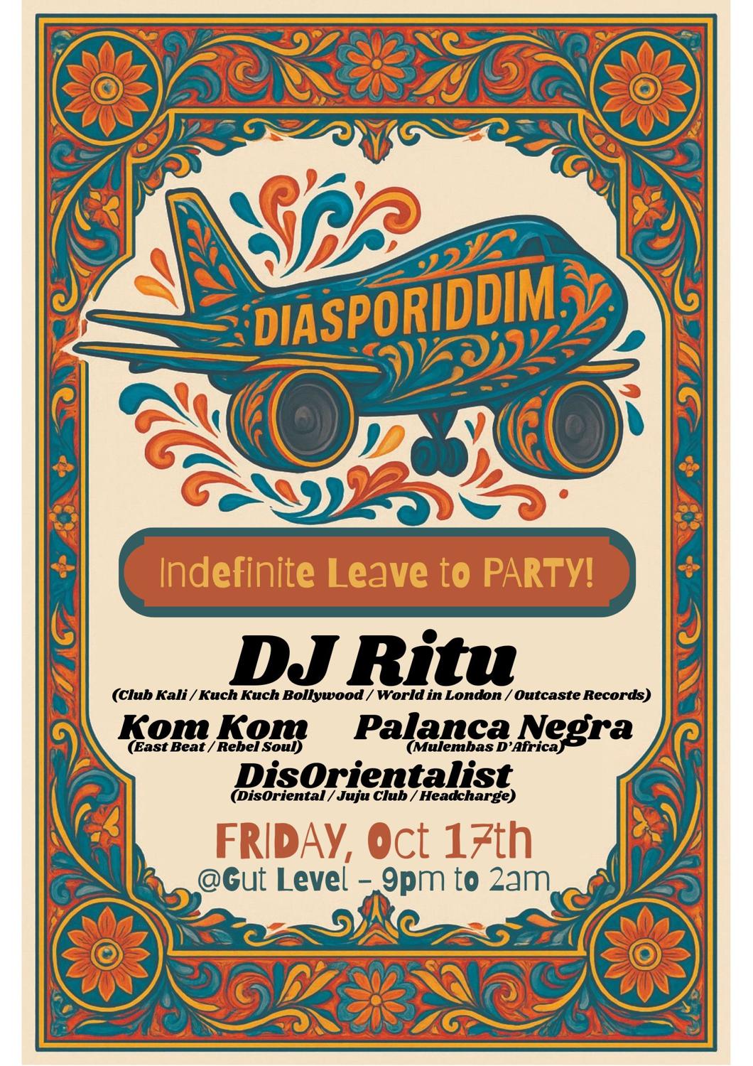 Diasporiddim With Dj Ritu