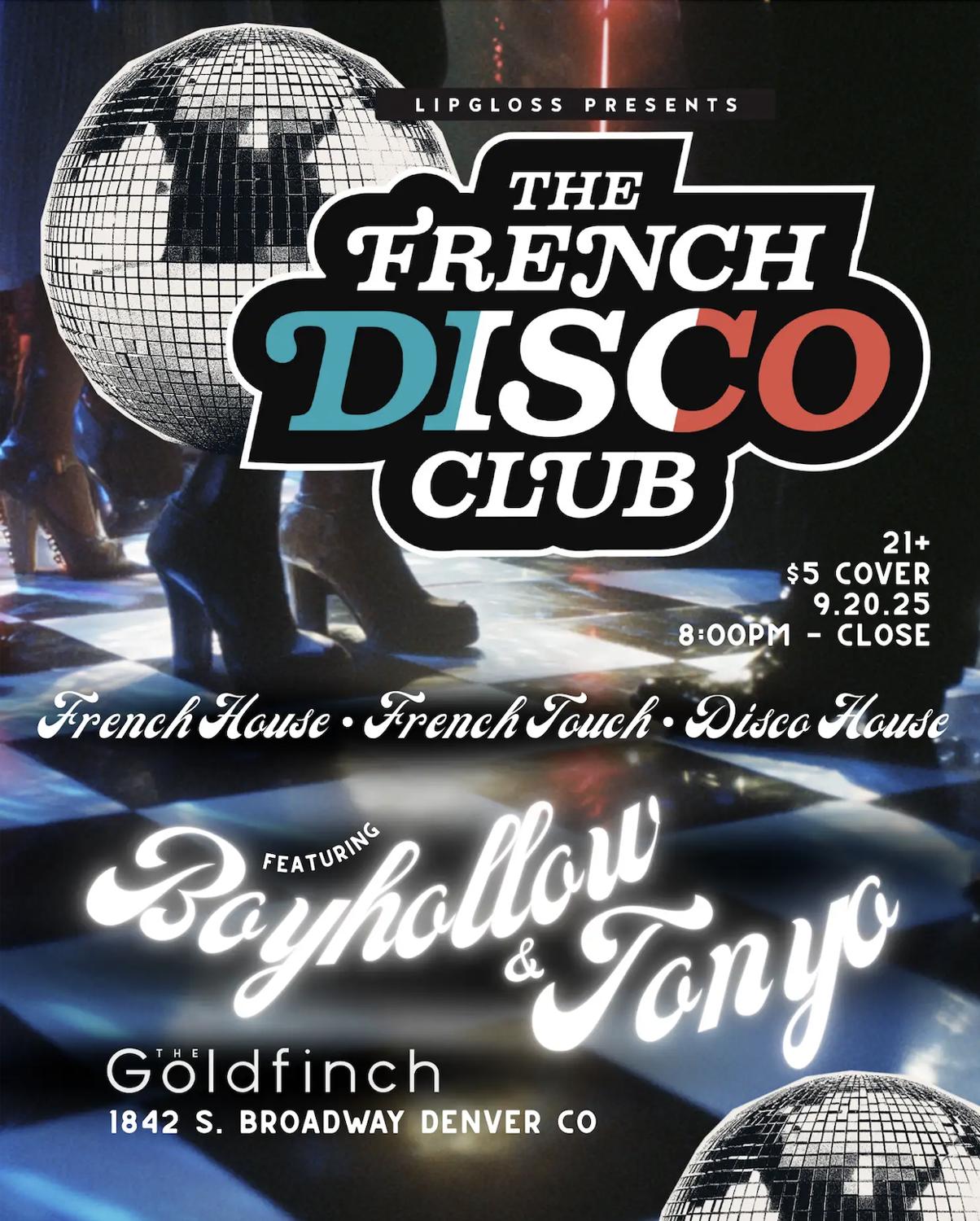 The French Disco Club With Boyhollow & Tonyo