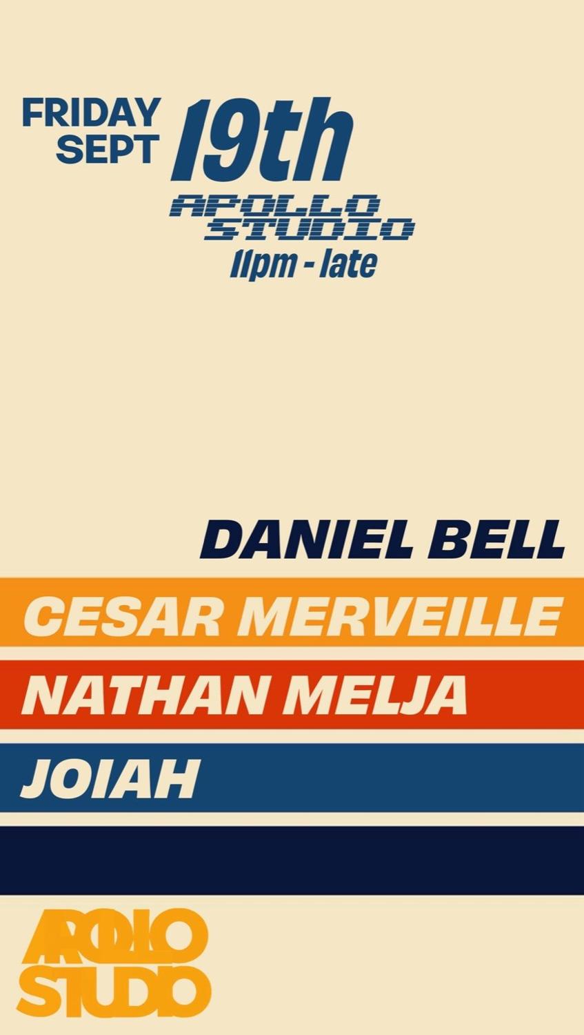 Apollo Studio W Daniel Bell, Cesar Merveille, Nathan Melja, Joiah
