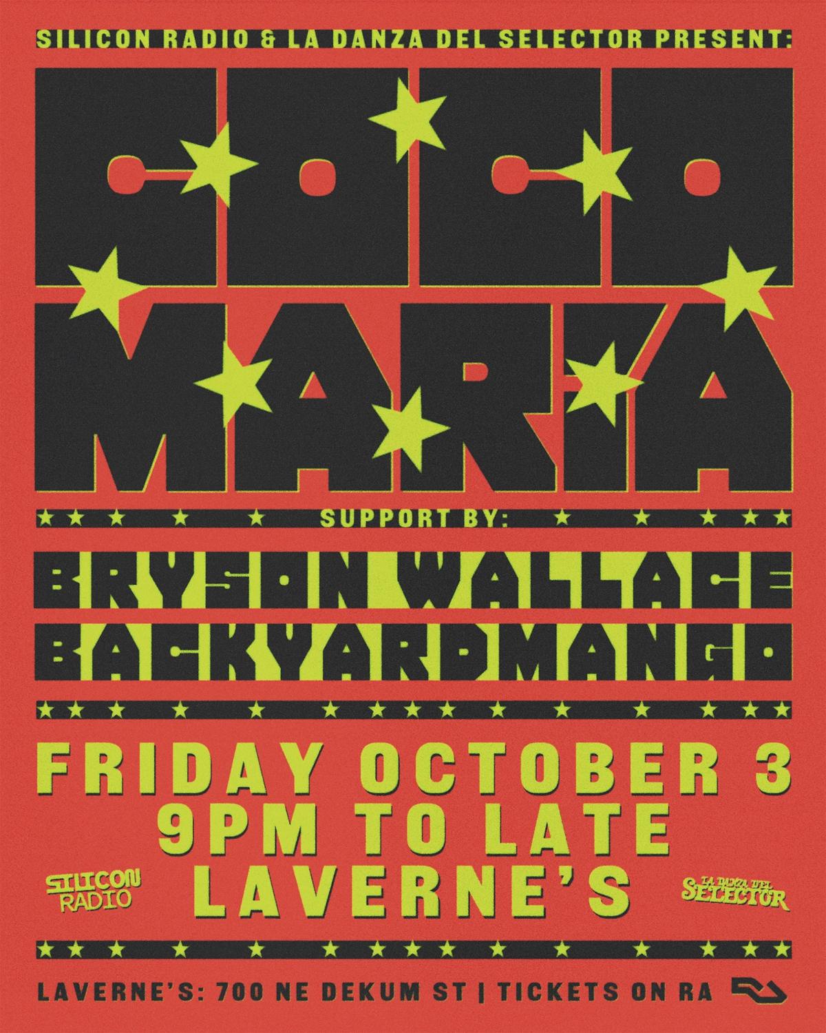 Silicon Radio & Ldds Present: Coco Maria (Mexico)