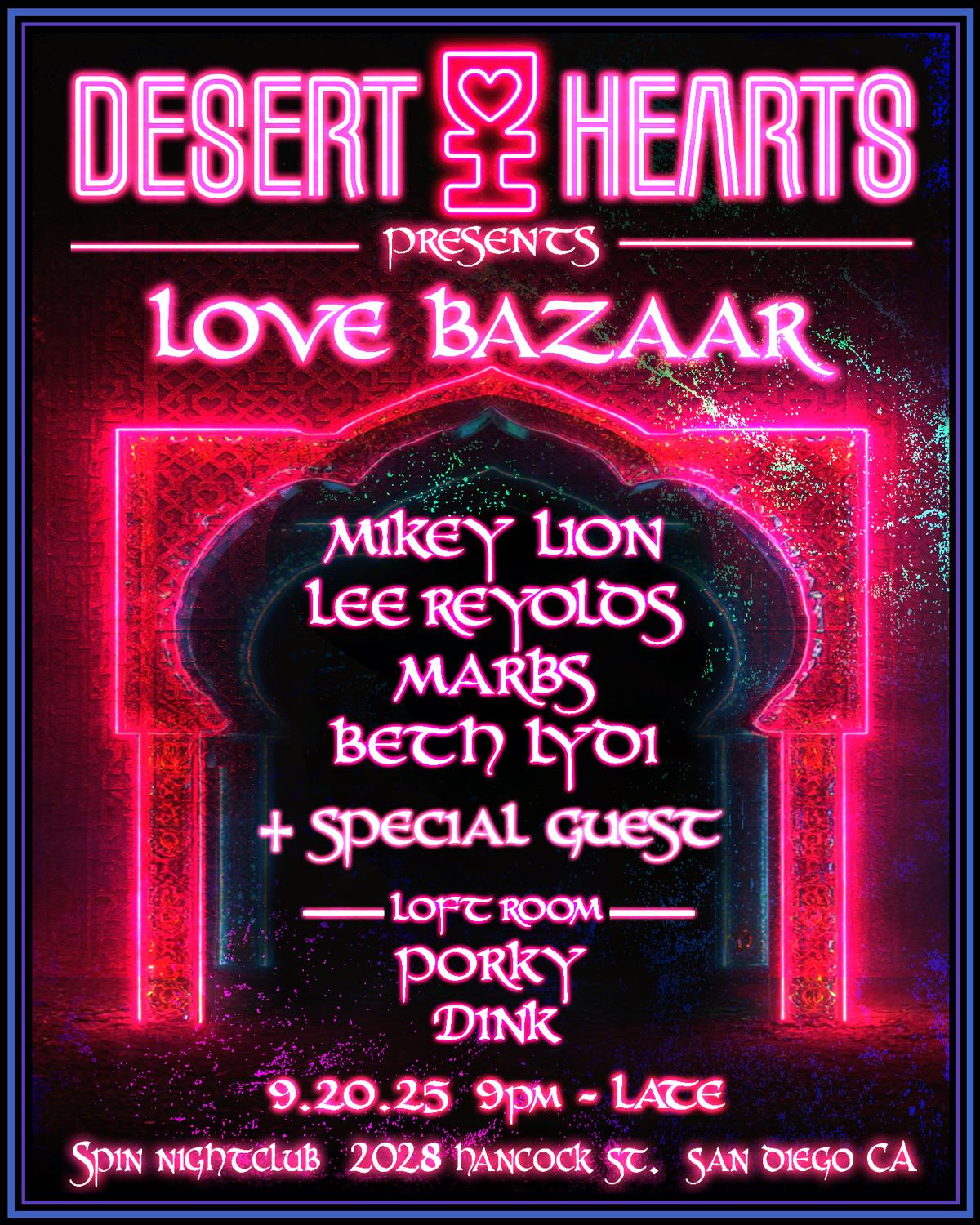 Desert Hearts Presents... Love Bazaar
