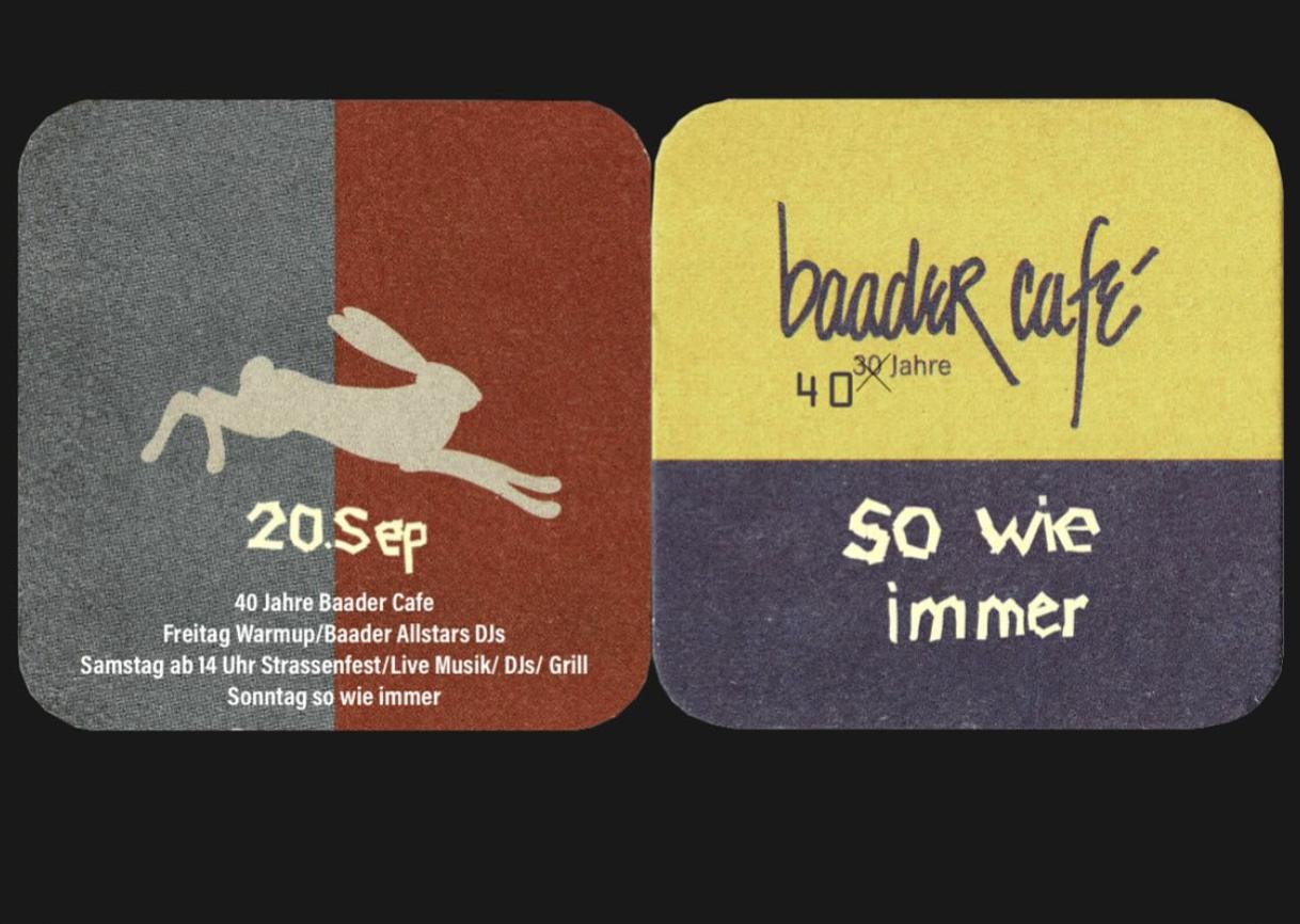 40 Jahre Baader Café Straßenfest