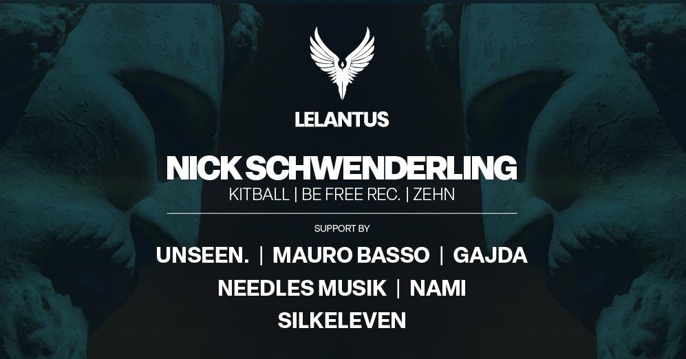 Lelantus @ 2Raumclub W. Nick Schwenderling, Unseen., Mauro Basso