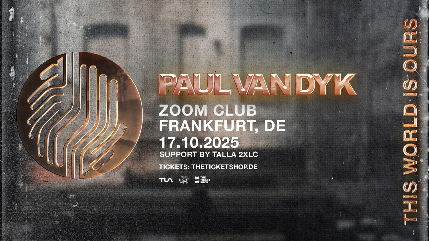 Paul Van Dyk At The Zoom Frankfurt