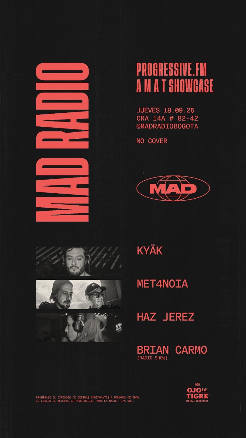 Progressive.Fm / Amat Showcase: Kyäk, Met4Noia, Haz Jerez, Brian Carmo
